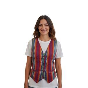 Angelique Cotton Vest Multicolor Women's Size Large